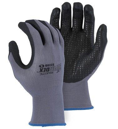 Majestic Glove 3110P Cotton Plated Cut Resistant Kevlar W PVC Dots