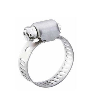 BREEZE 62020 STAINLESS STEEL WORM GEAR HOSE CLAMP #20 13/16" TO 1-3/4" RANGE WITH ZINC PLATED SCREW [10/BX]
