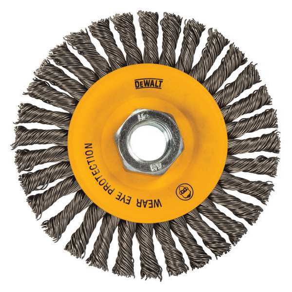 United Abrasives SAIT 06513 3-1//2 x .014 x 5//8-11 Arbor Carbon Bristle Crimped Style Angle Grinder Small Cup Brush