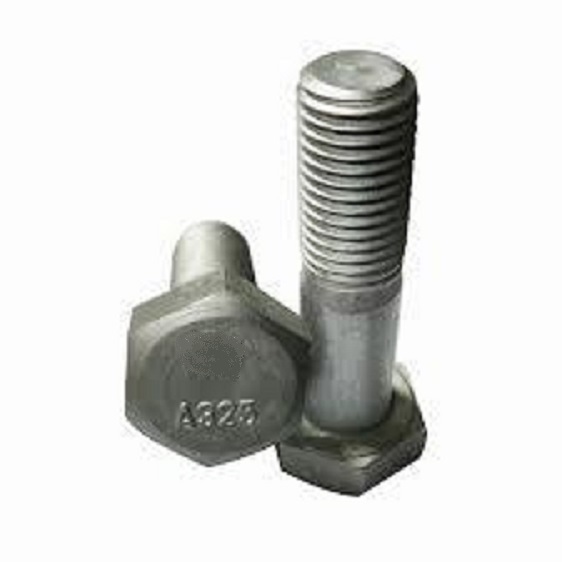 105 PK 6L 1-8 Steel Structural Bolt with Nut A325 Type 1 Plain Finish 