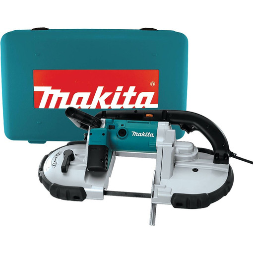 MAKITA 2107FZK PORTABLE DEEP-CUT BANDSAW 6.5 AMP LED LIGHT VARIABLE SPEED BAND SAW WITH MOLDED PLASTIC CARRYING CASE