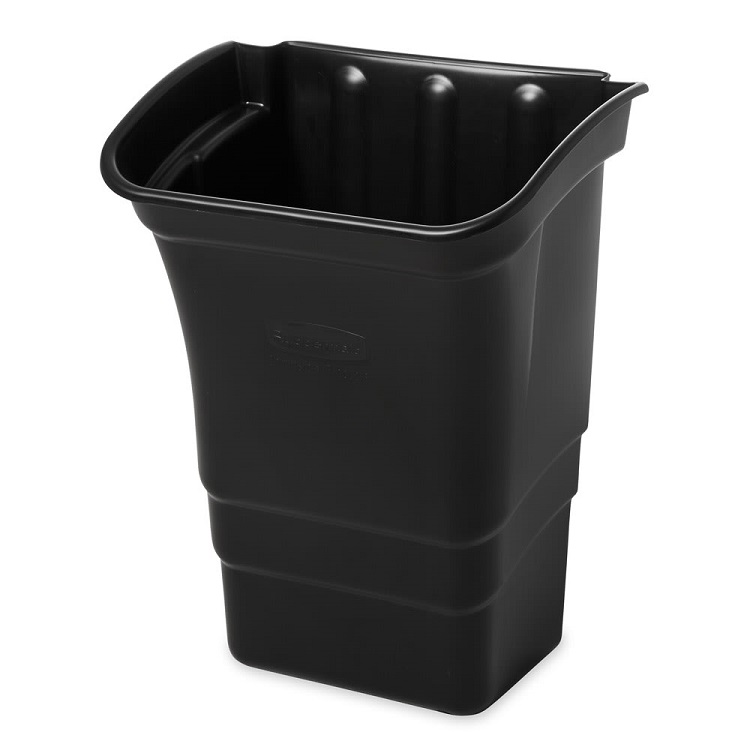 Rubbermaid BRUTE 32 Gallon Black Executive Round Trash Can with Lid and  Dolly