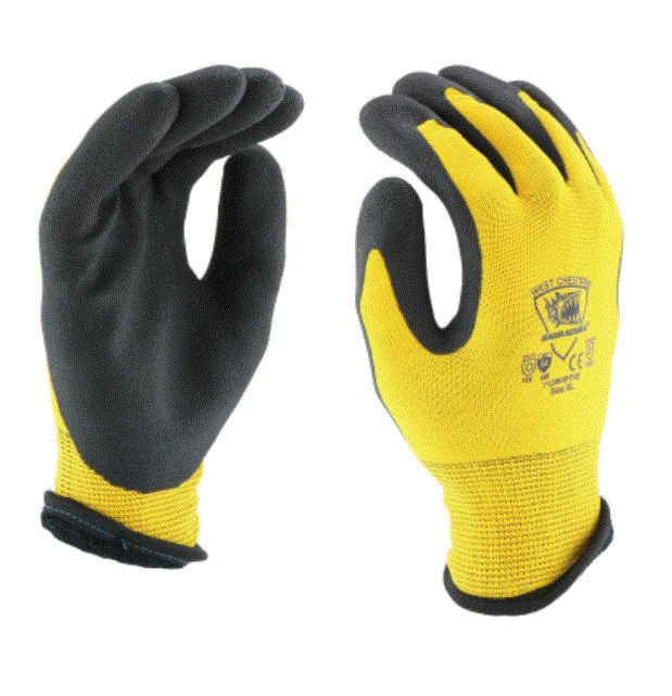 PIP MaxiDry Zero Double-Dipped MicroFoam Nitrile-Coated Gloves with Thermal  Lining