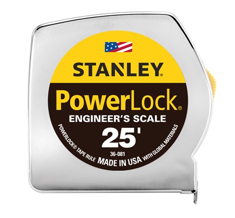 24 Wholesale Stanley Powerlock Keychain Tape Measure 3 - at 