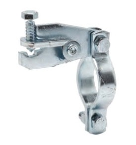 Attache Anti-sismique TOLCO Fig. 4L-4 Pour Tuyau 4 Pouces - Acier Brut, Certifications UL/FM/CUL, Neuve