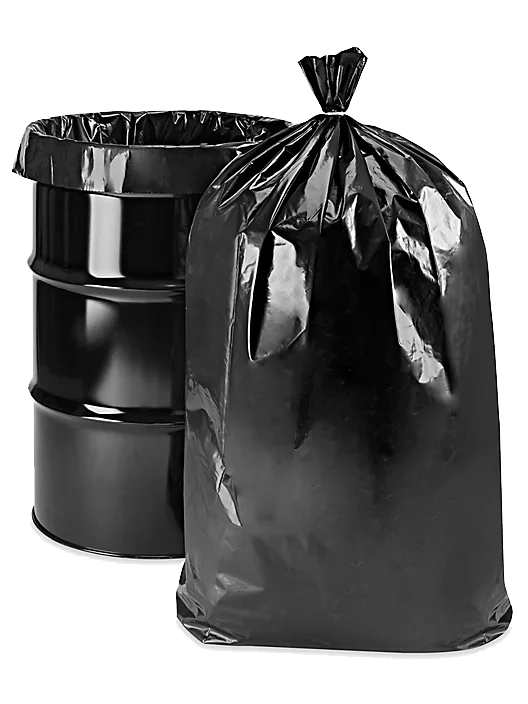 Warp's 55gal Black Trash Can Liner