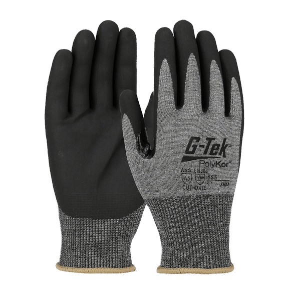 PIP MaxiDry Zero Double-Dipped MicroFoam Nitrile-Coated Gloves with Thermal  Lining