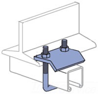 U-Bolt Beam Clamp for 1-5/8'' Strut