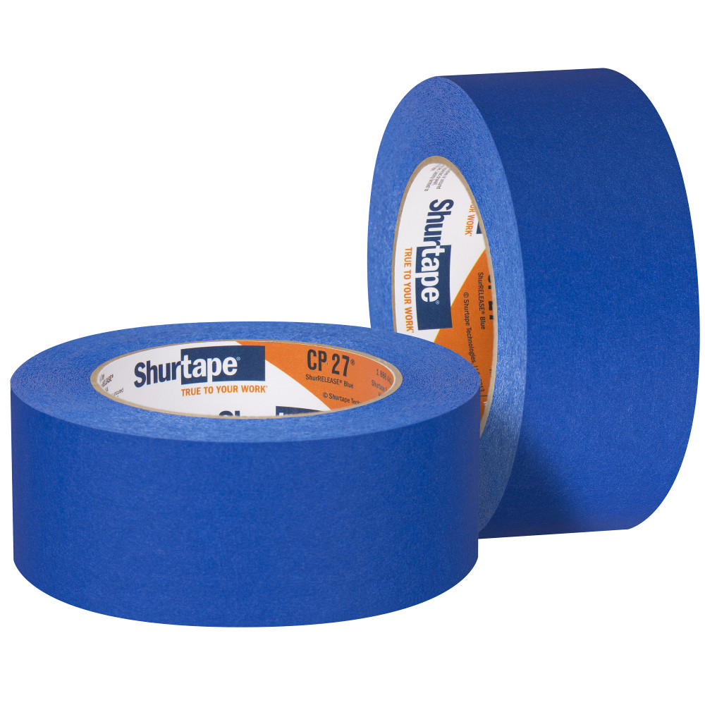 3M 1-1/2 Wide x 180 ft. Long x 5.7 mil Blue Paper Masking Tape 27