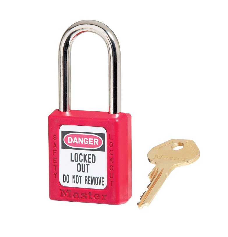 MASTERLOCK 410RED XENOY RED 1-1/2