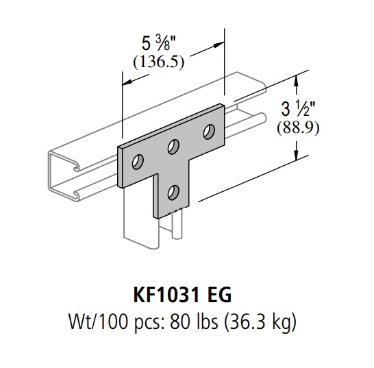 KOREFIT KF1031-EG SILVER EG FLAT 4-HOLE 