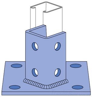 Post Base Triangular Struta Strut Post Bases | Acme Construction Supply Co., Inc.