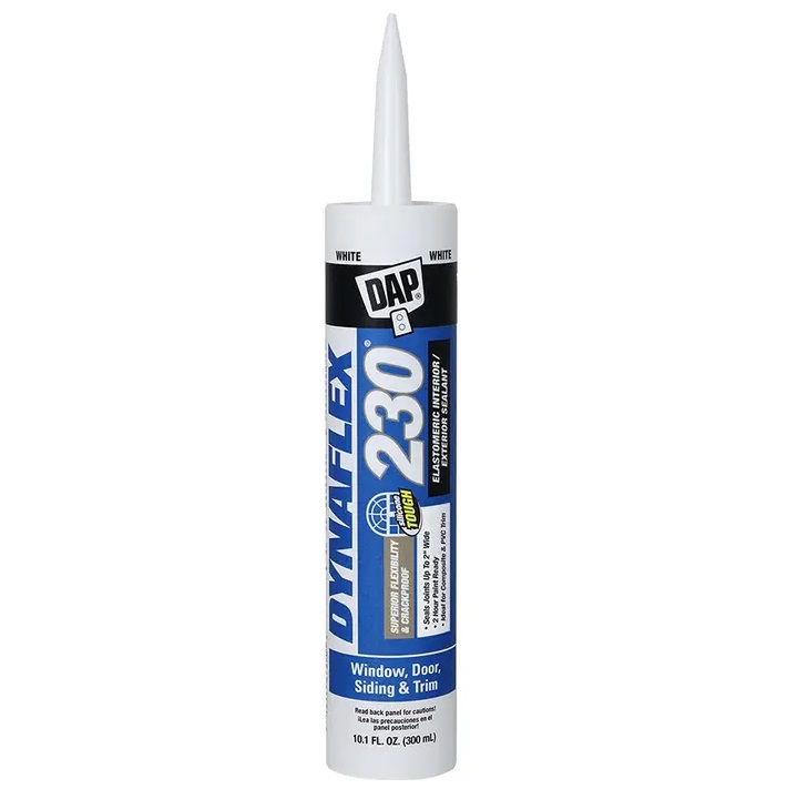 DAP 18275 DYNAFLEX 230 WHITE PREMIUM SEALANT 10.1 OZ. CAULKING ...